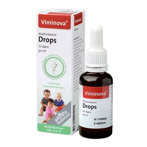 Image of Multivitamin-mineral dråber Viminova - 30 ml.