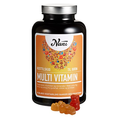 Image of Multivitamin til børn food state fra Nani 90 tabl