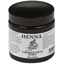 Image of Henna Hårfarve Creme Sort - 140 ml.