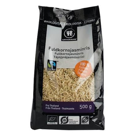 Image of Jasmin ris brune Fair Trade Økologisk - 500 gram