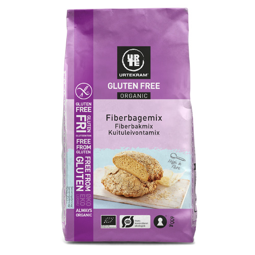 Image of Bagemix fiber Glutenfri fra Urtekram Øko - 600 gr