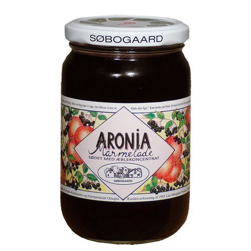 Image of Aronia-marmelade med æble fra Søbogaard Ø - 390 gr