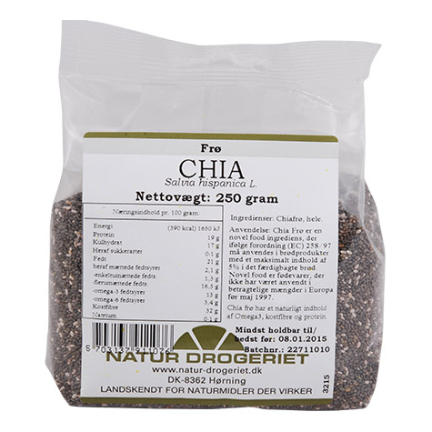 Image of Chia frø fra Naturdrogeriet - 250 gram