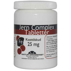 Image of Jern Complex 25 mg. - 100 tabletter