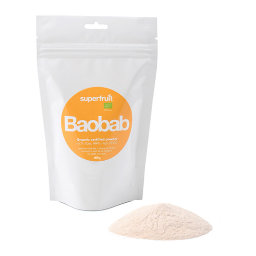 Image of Baobab pulver økologisk fra Superfruit - 150 gram