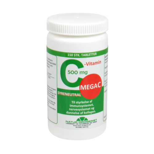 Image of Mega C vitamin 500 mg - 150 tabletter