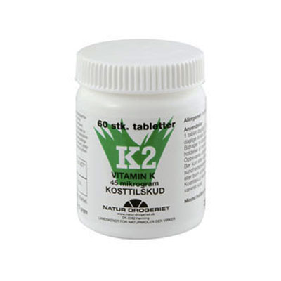 Image of K2-vitamin fra Natur Drogeriet 45 ug - 60 kapsler