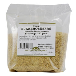 Image of Bukkehornsfrø knust fra Natur Drogeriet - 250 gram