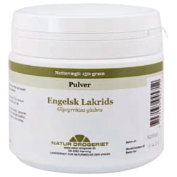 Image of Lakridspulver Engelsk fra Naturdrogeriet 150 gram