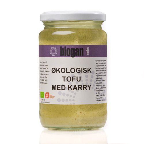 Image of Tofu med karry fra Biogan Økologisk - 330 gram