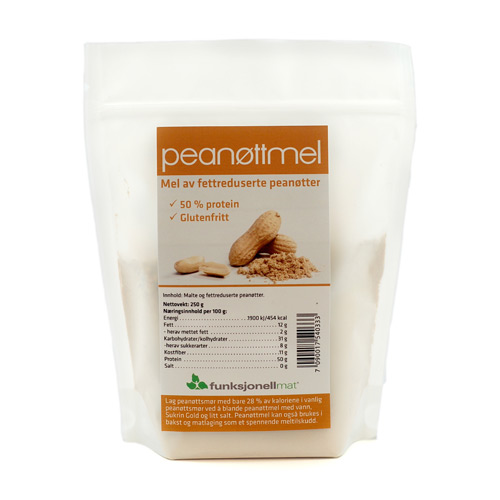 Image of Peanutmel glutenfrit fra Funktionel Mad - 250 gram