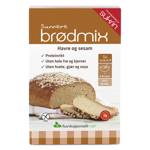 Image of Brødmix havre og sesam - Glutenfri 220 gram