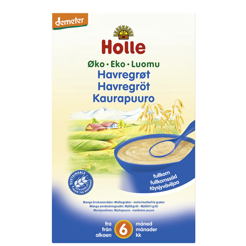 Image of Holle Havregrød økologisk fra 6 måneder 250 gram