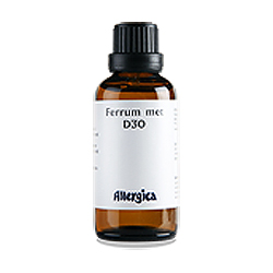 Image of Ferrum met. D30 fra Allergica - 50 ml.