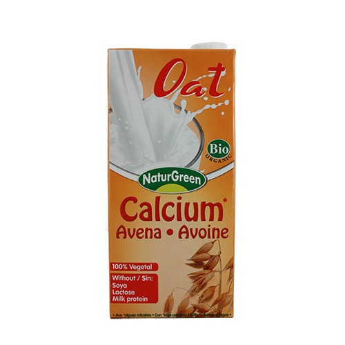 Image of Havredrik med Calcium Ø Natur Green - 1 liter