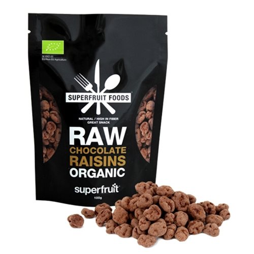 Image of Raisins Raw Chocolate Økologiske - 100 gram