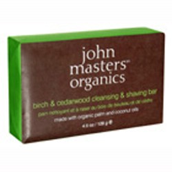 Image of John Masters Birch & Cedarwood Shaving Bar - 128g