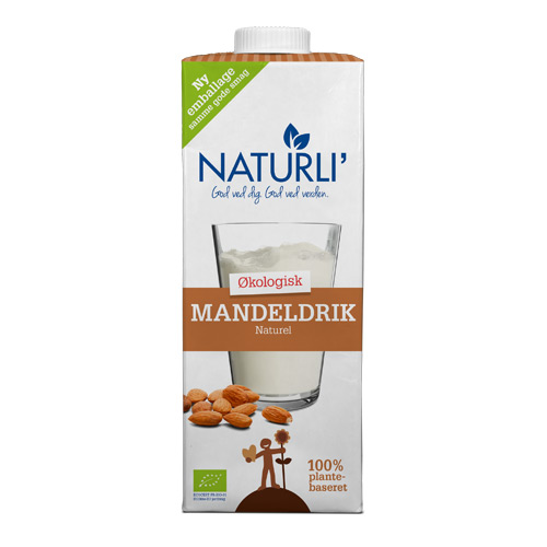 Image of Mandeldrik Naturli Økologisk - 1 liter