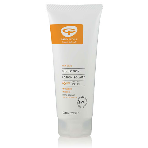 Image of GreenPeople Solcreme faktor 15 - 200 ml.