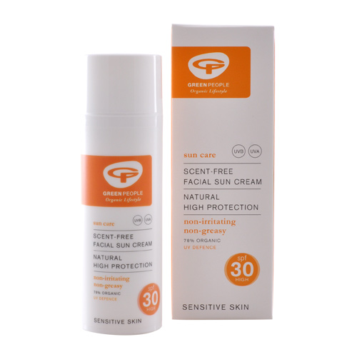 Image of GreenPeople Solcreme uden duft faktor 25 - 50 ml