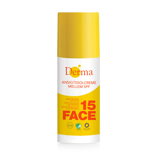 Image of Derma solcreme ansigt 15 spf - 50 ml.