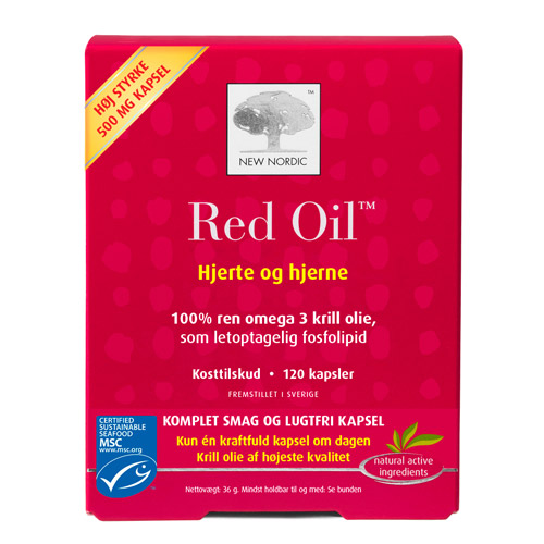 Image of Red Oil omega 3 krill olie - 120 kapsler