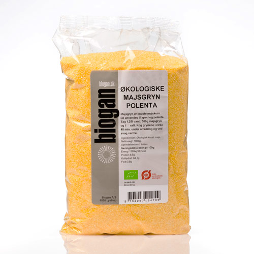 Image of Majsgryn polenta Økologiske fra Biogan - 1 kg.