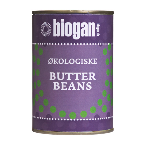 Image of Butterbeans på dåse fra Biogan Øko - 400 gram