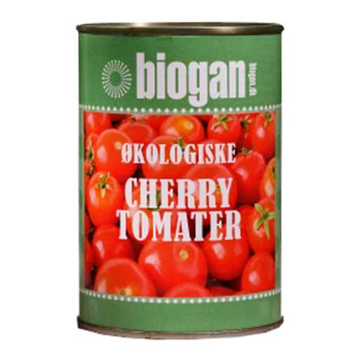 Image of Cherrytomater i dåse fra Biogan Øko - 400 gram