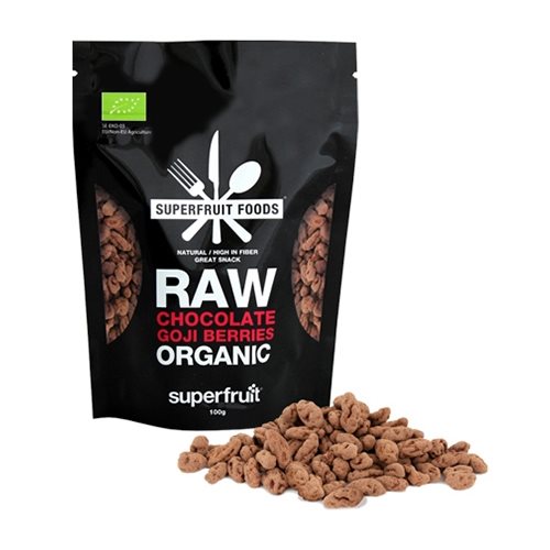 Image of Gojibær Raw Chocolate fra Superfruit Øko - 100 gr