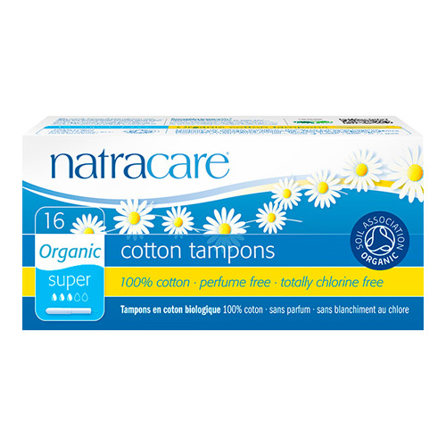 Image of Natracare tampon super med hylster - 16 stk.