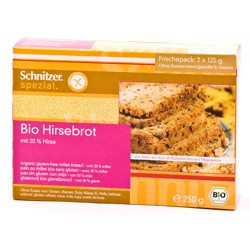 Image of Hirsebrød glutenfri Økologisk - 250 gram