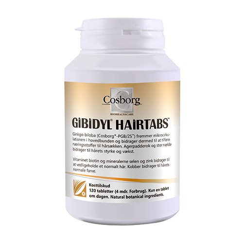 Image of Cosborg Gibidyl Hairtabs (120 tab)