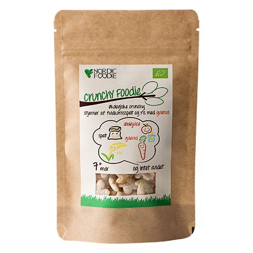 Image of Crunchy Foodie med gulerod Økologisk - 15 gram