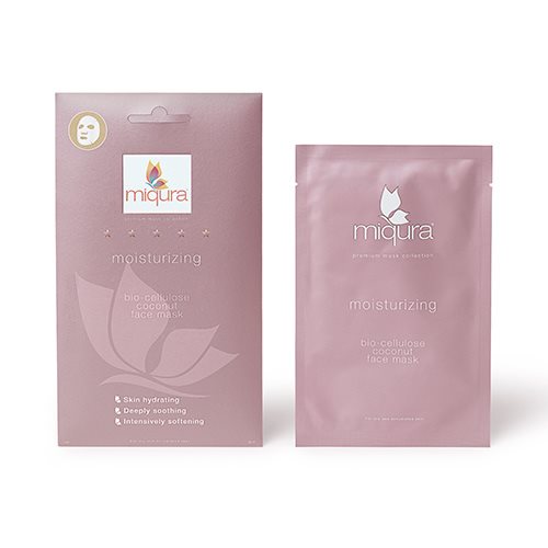 Image of Miqura Moisturizing Face Mask Coconut - 1 stk.