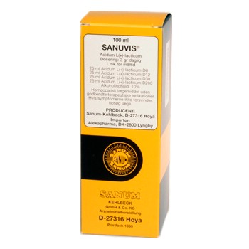 Image of Sanuvis (L+mælkesyre) 100 ml.