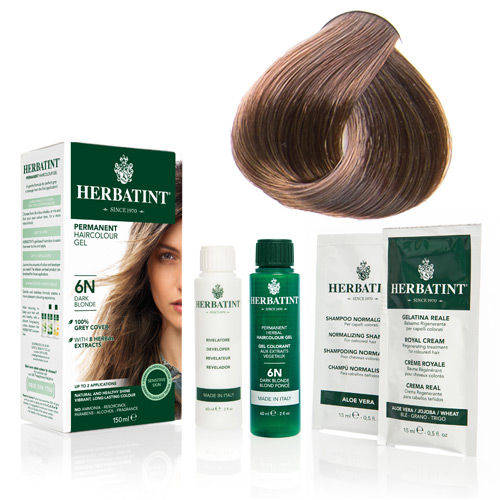 Image of Herbatint 6D hårfarve Dark Golden Blonde - 135 ml