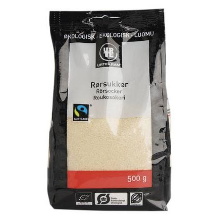 Image of Rørsukker Fairtrade Økologisk fra Urtekram - 500 g