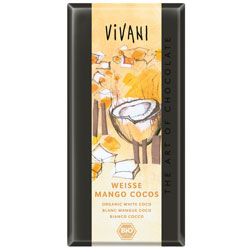 Image of Vivani hvid mango kokos chokolade Ø - 100 g