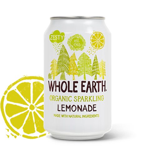 Image of Sodavand Whole Earth Lemonade økologisk - 330 ml.