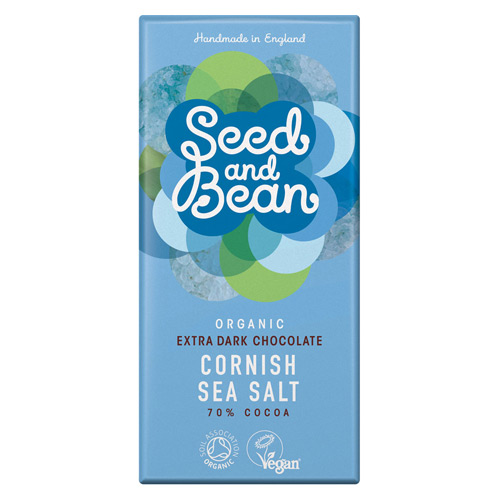 Image of Mørk chokolade med havsalt Seed & Bean Ø - 85 g