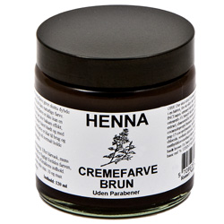 Image of Henna Hårfarve Creme Brun - 140 ml.