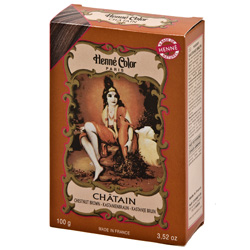 Image of Henna Hårfarve Kastaniebrun - Pulver 100 gram