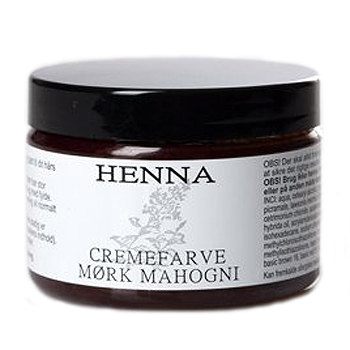 Image of Henna Hårfarve Creme Mahogni Mørk - 140 ml