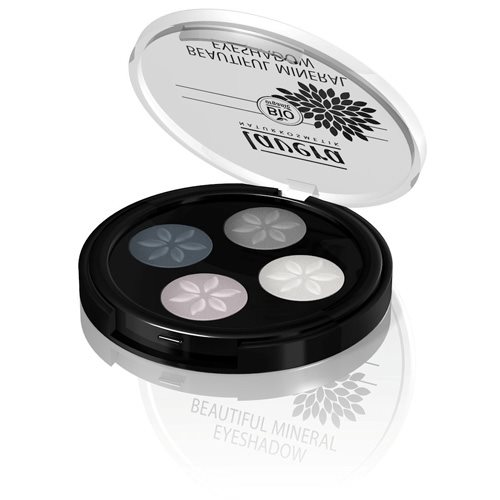 Image of Lavera Mineral Quattro Eyeshadow 01 Smokey Grey 3g