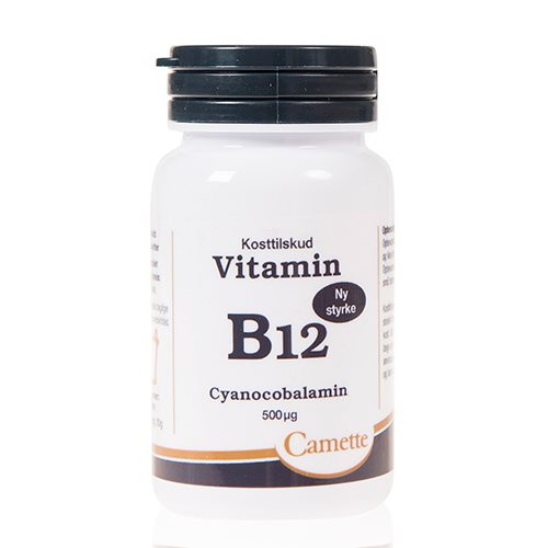 Image of Camette Vitamin B12 cyanocobalamin 500mcg (90 tab)