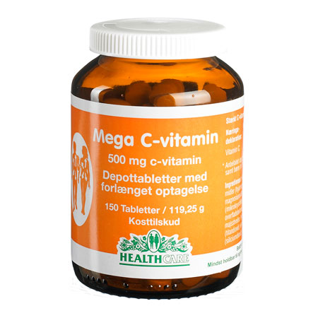 Image of Mega C 500 mg - 150 tabletter