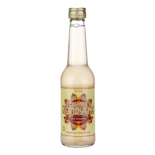 Image of Kombucha te Raw Rasberry & Elderflower Ø - 275 ml.