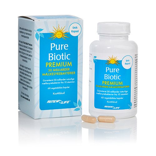 Image of Pure Biotic Premium 50 mia. mælkesyrebakterier - Renew Life