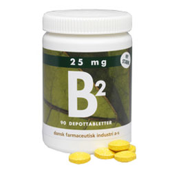 Image of B2 25mg - 90 tabletter